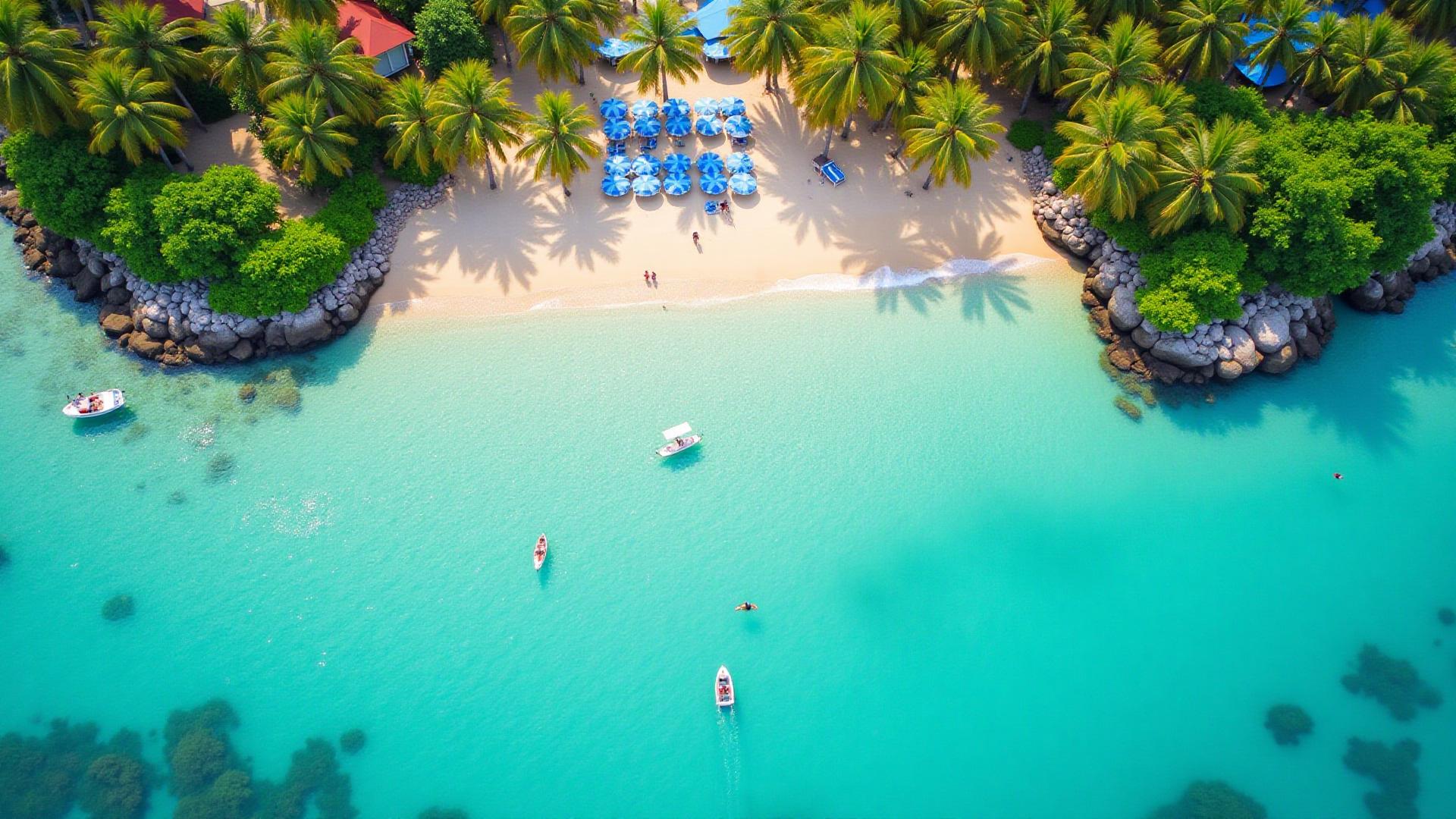 Beautiful tropical beach destination