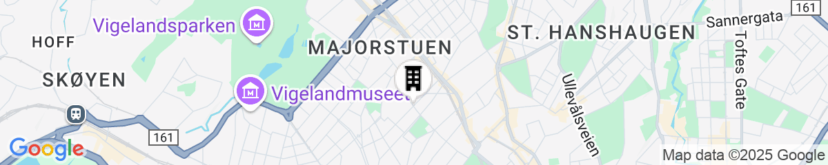 Map for Saga Hotel Oslo, WorldHotels Crafted