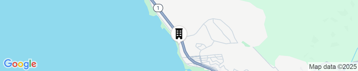 Map for Cambria Shores Inn