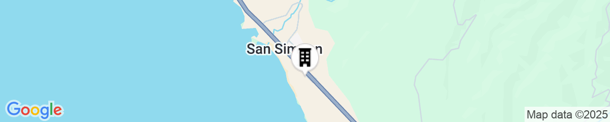 Map for The Morgan Hotel San Simeon
