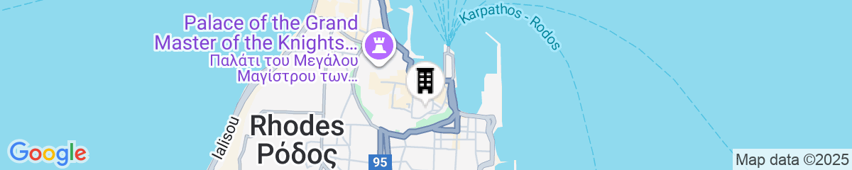 Map for Trinity Boutique Hotel