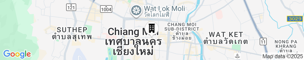 Map for The Experience Walking Street Chiang Mai