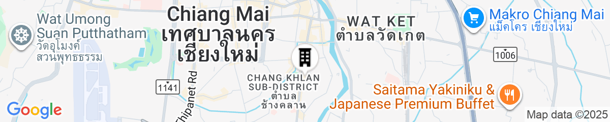 Map for Shangri-La Chiang Mai