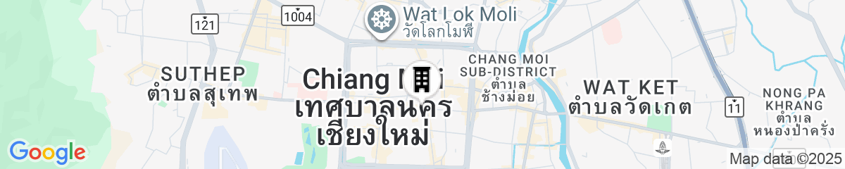 Map for U Chiang Mai