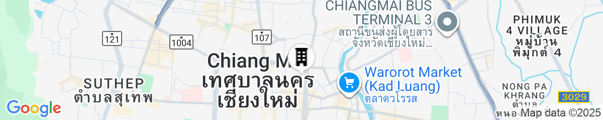 Map for Old Town Chiangmai Boutique