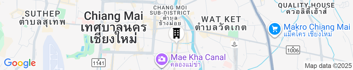 Map for Dusit Princess Chiang Mai