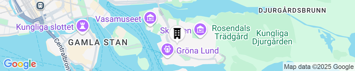 Map for Hotel Hasselbacken