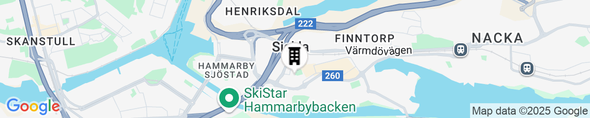 Map for Home Hotel Tapetfabriken