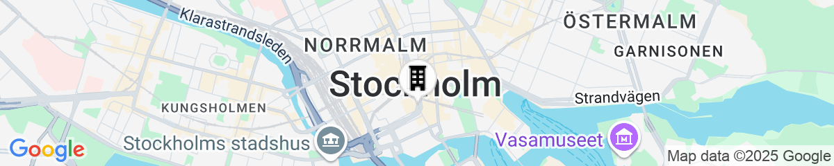 Map for Downtown Camper by Scandic