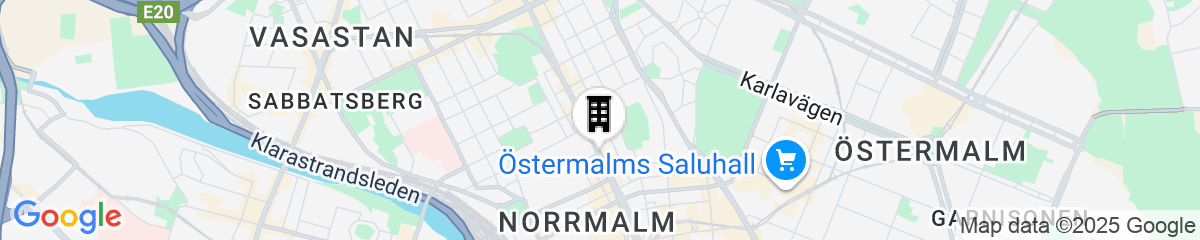 Map for Miss Clara by Nobis, Stockholm, a Member of Design Hotels