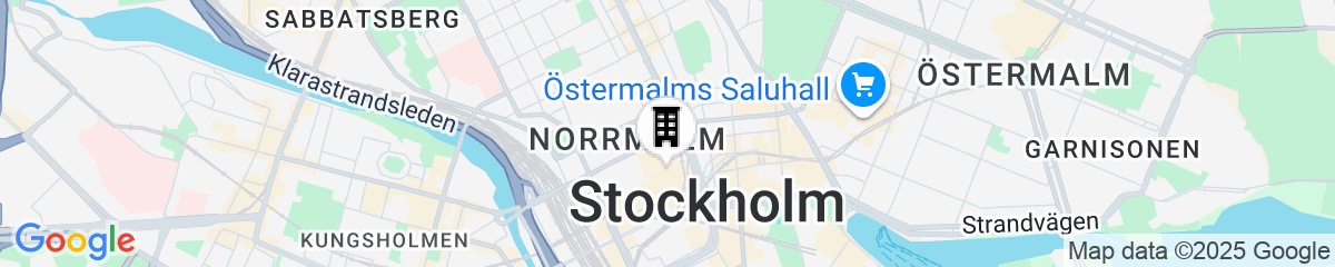 Map for Scandic Klara