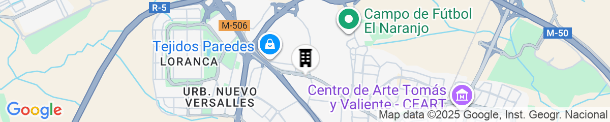 Map for B&B Hotel Madrid Fuenlabrada Retail Park