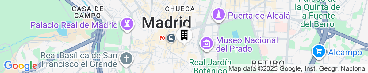 Map for Hotel Vincci Soho