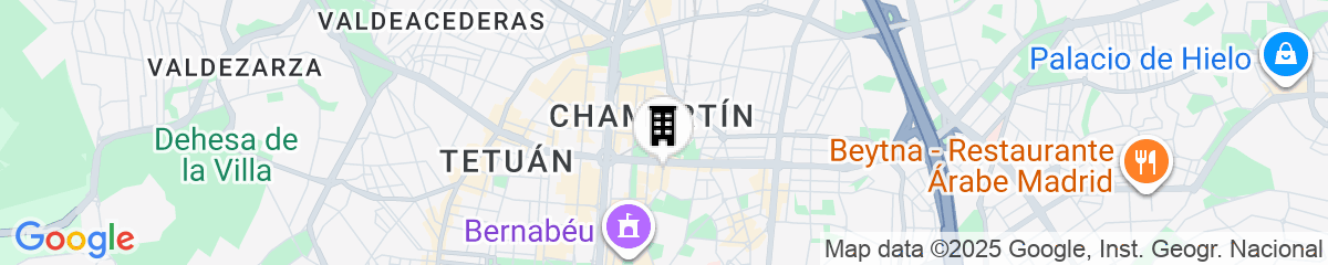 Map for NH Collection Madrid Eurobuilding