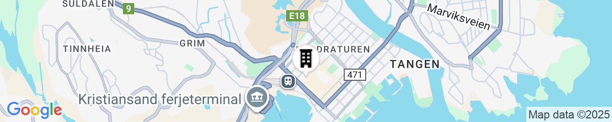 Map for Comfort Hotel Kristiansand