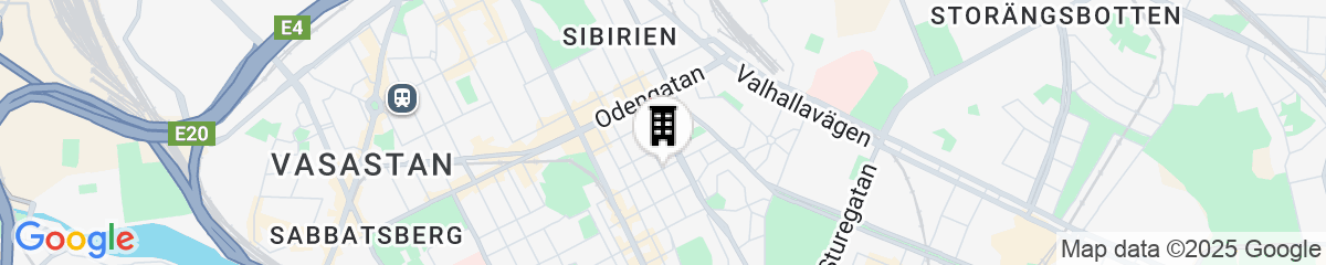 Map for Hotel Birger Jarl