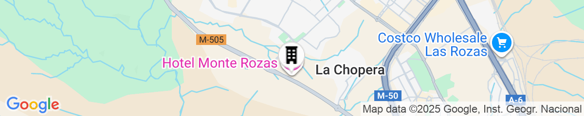 Map for Hotel Monte Rozas