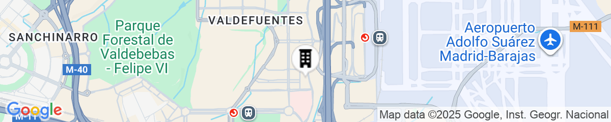 Map for ibis Styles Madrid Airport Valdebebas