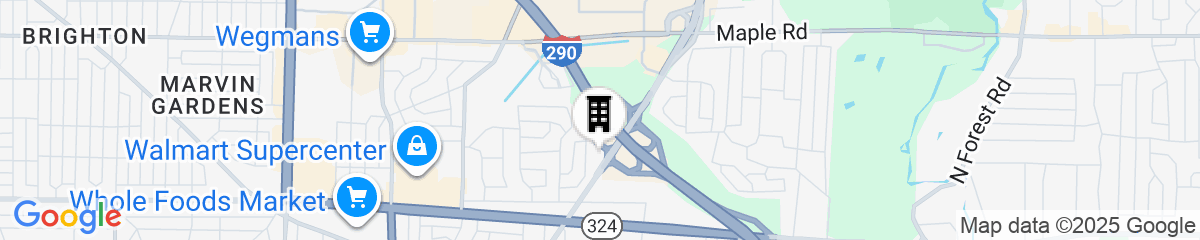 Map for Homewood Suites by Hilton Buffalo/Amherst