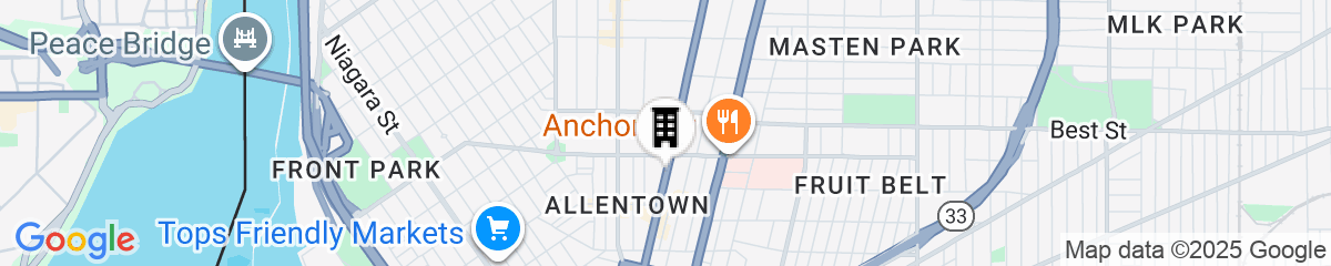 Map for Residence Inn by Marriott Buffalo Downtown