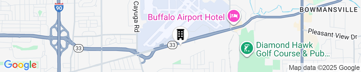 Map for Hilton Garden Inn Buffalo Airport