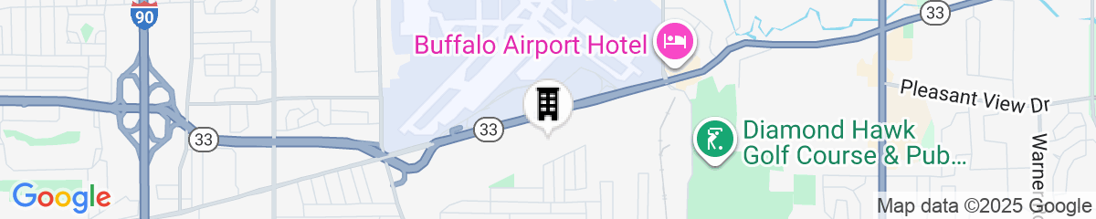 Map for TownePlace Suites Buffalo Airport
