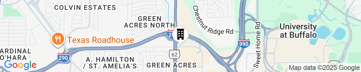 Map for Home2 Suites by Hilton Amherst Buffalo