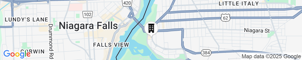Map for Hyatt Place Niagara Falls