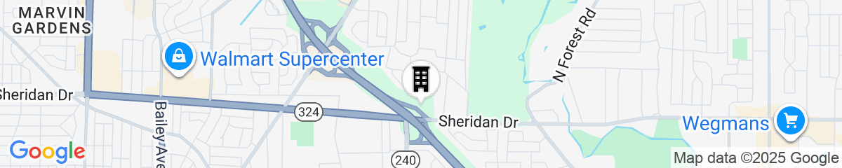Map for Courtyard by Marriott Buffalo Amherst/University