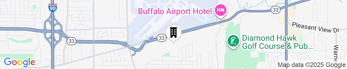 Map for Aloft Buffalo Airport