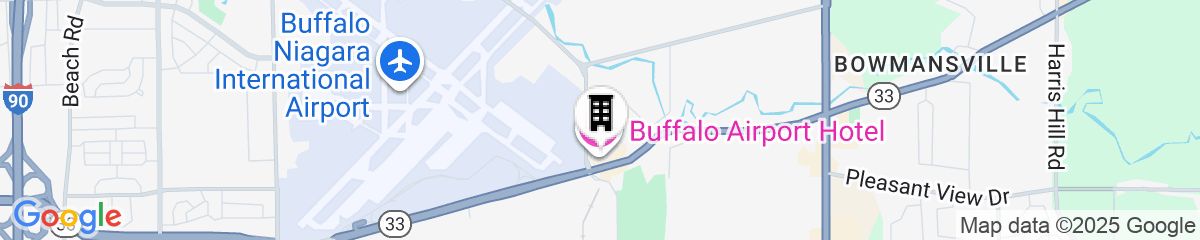 Map for Buffalo Airport Hotel