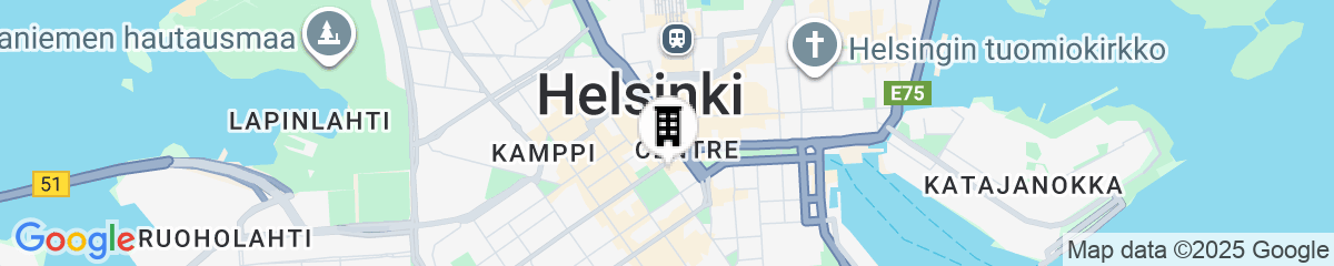 Map for Hotel St. George Helsinki