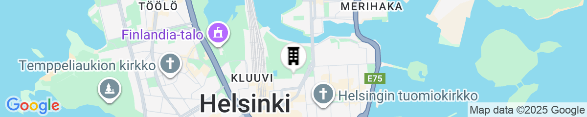 Map for Radisson RED Helsinki