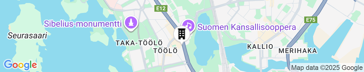 Map for Crowne Plaza Helsinki by IHG