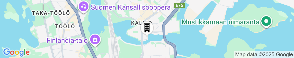 Map for Hilton Helsinki Strand