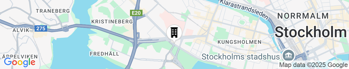 Map for Courtyard by Marriott Stockholm Kungsholmen