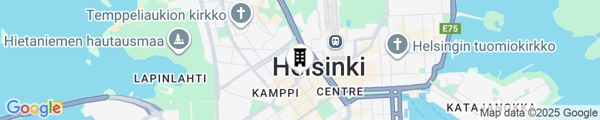 Map for Scandic Simonkenttä