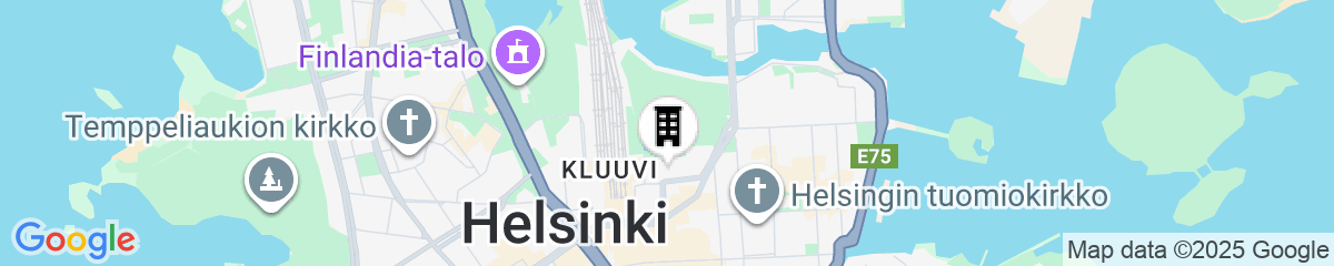 Map for Radisson Blu Plaza Hotel, Helsinki