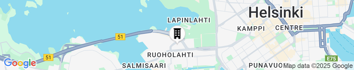 Map for Holiday Inn Helsinki West- Ruoholahti by IHG
