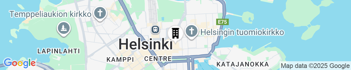 Map for Solo Sokos Hotel Helsinki