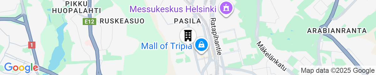 Map for Scandic Pasila