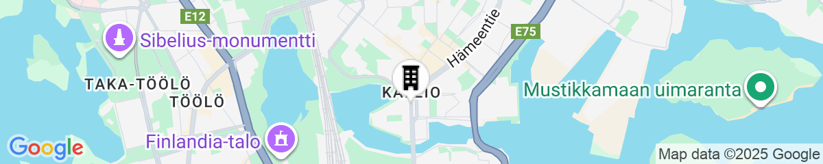 Map for Scandic Hakaniemi