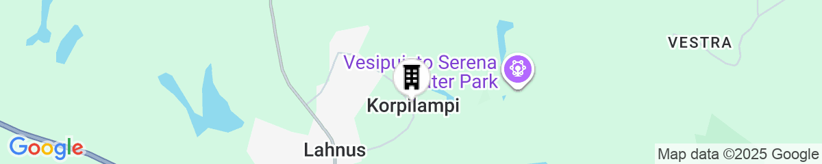 Map for Hotelli Korpilampi
