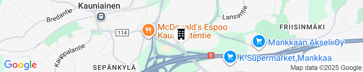 Map for Scandic Espoo