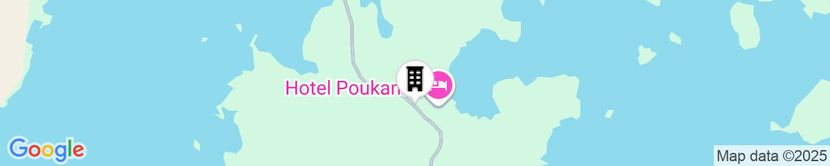 Map for Hotel Poukama