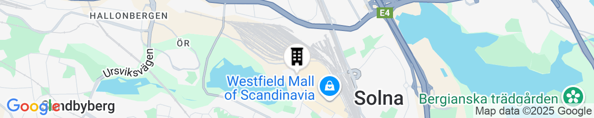 Map for Comfort Hotel Solna Arenastaden