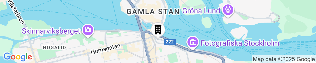 Map for Citybox Stockholm