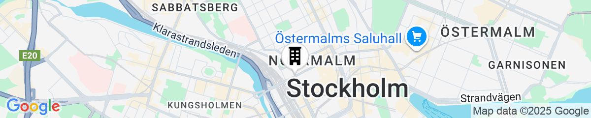 Map for Scandic Grand Central