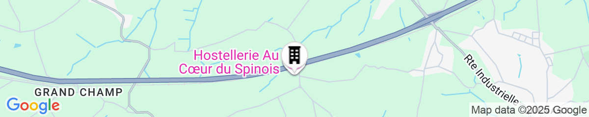 Map for Hostellerie au Coeur Du Spinois