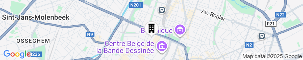 Map for The Usual Brussels